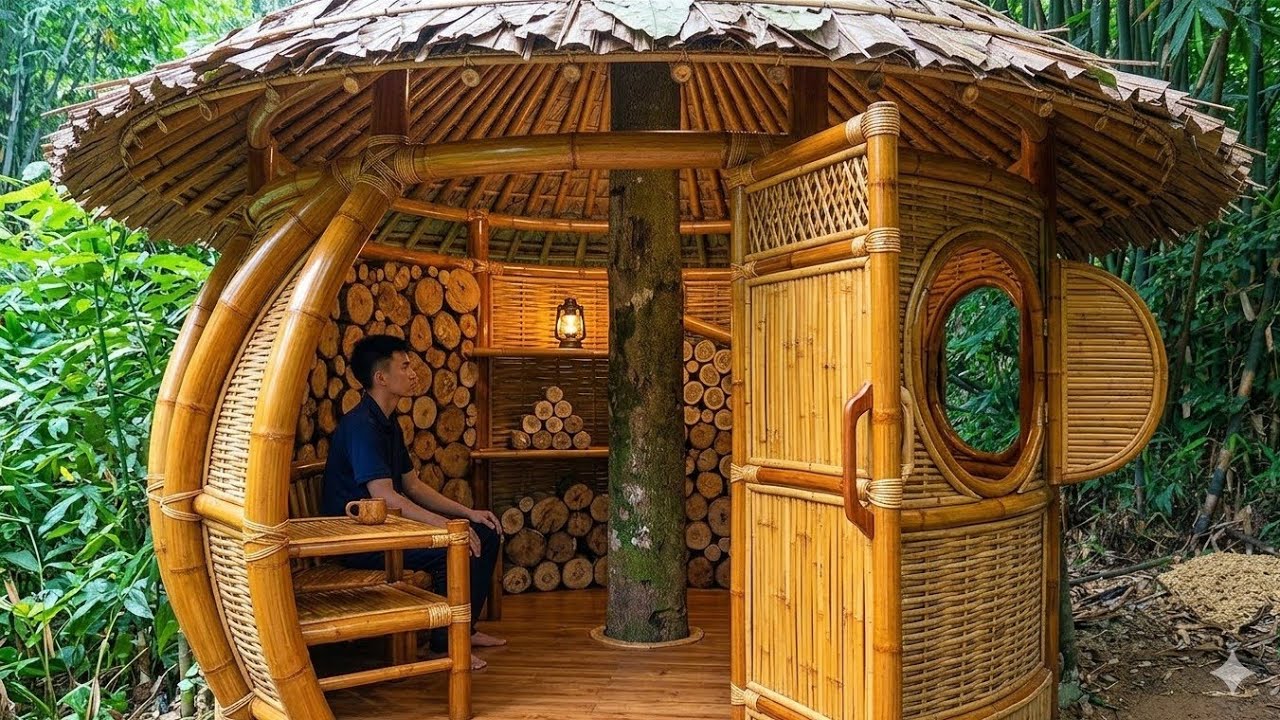 Windproof Room How I Built a Warm Windproof House as a Survival Shelter - YouTube