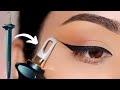 Eyeliner for SHAKY Hands, this tool gives crisp lines!