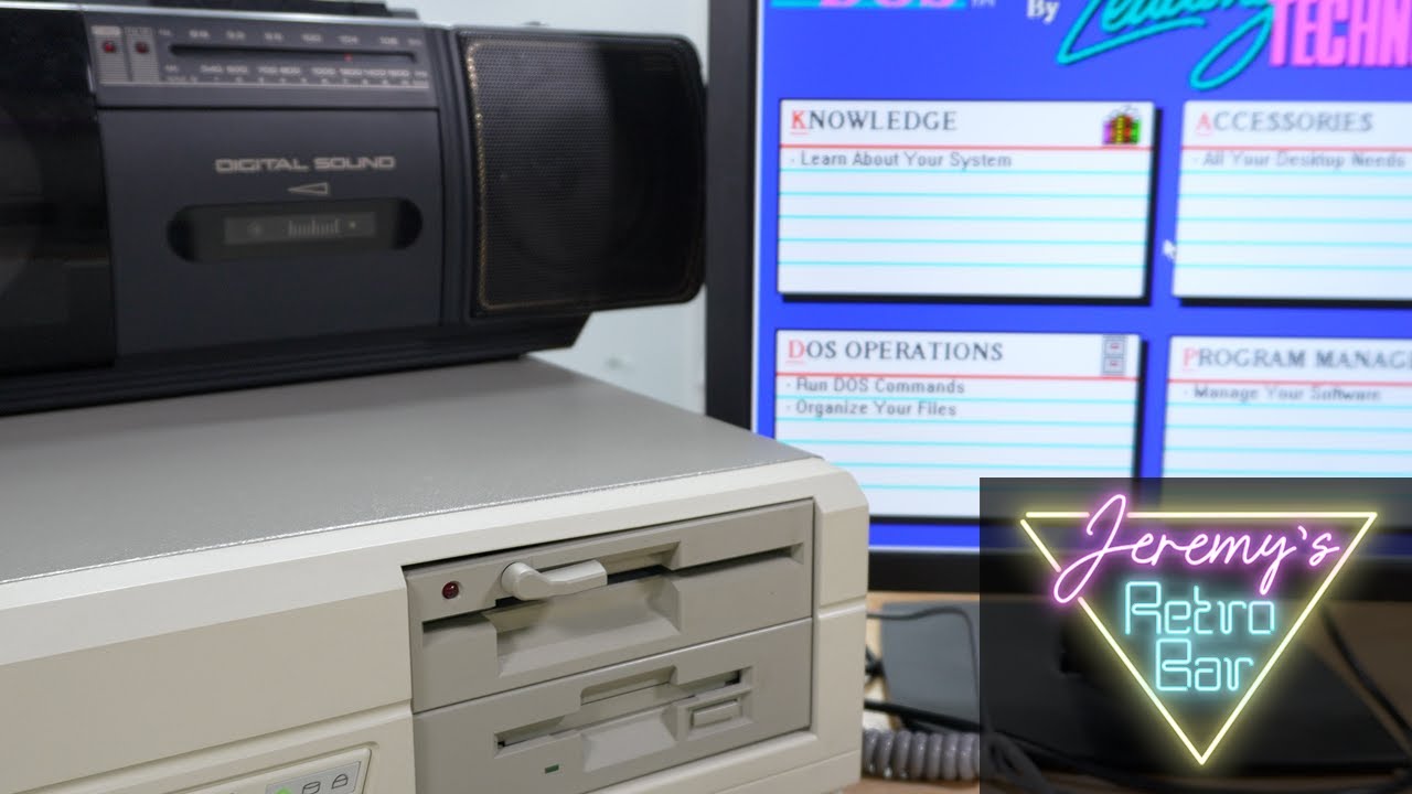 Getting the Leading Technology 286 working again. - YouTube
