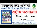 घटनासार अर्द्धवार्षिकी 2024 | Ghatnasar current Affairs 2024 #currentaffairs2024