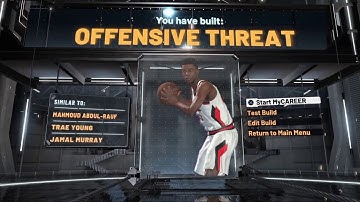 *BEST 2K20 OFFENSIVE THREAT BUILD*  *NEW BUILD* +BADGES
