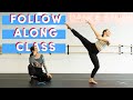 Beginner Contemporary Dance Class- Warm up & Routine