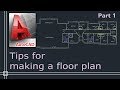 Autocad 2019 - Tutorial for beginners (tips do draw a floor plan) - Part 1
