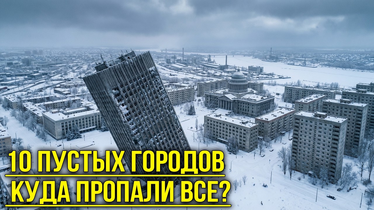 ГОРОДА-ПРИЗРАКИ: 10 Мест Где Исчезли Все Жители! Что Там Случилось?