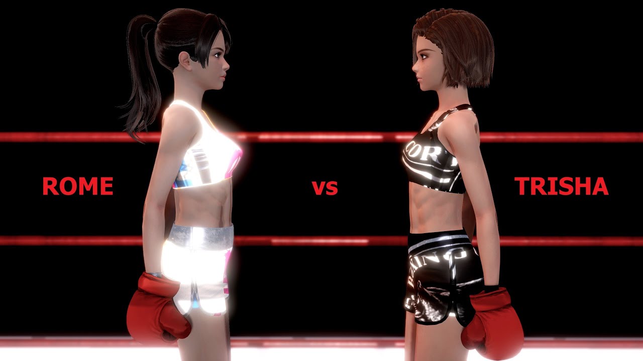 [MMD Fight] Boxing Girl: Rome vs Trisha (Flyweight title). - YouTube
