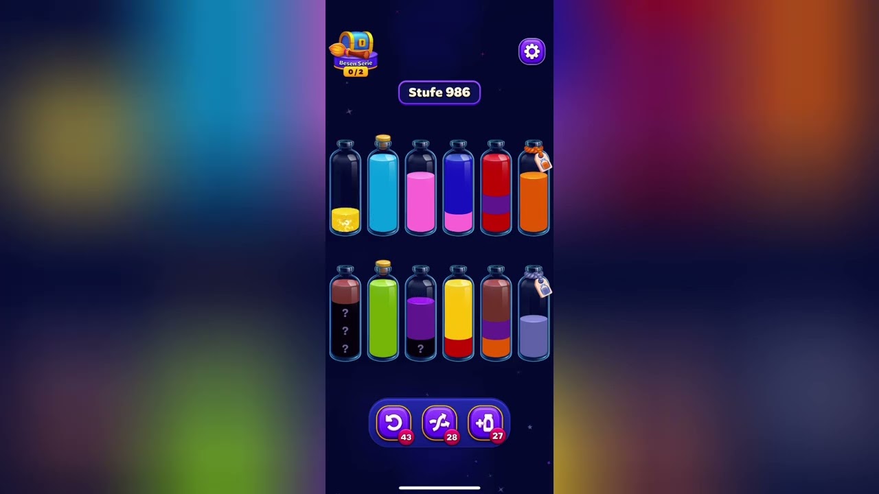 Magic Sort Level 986 Solution Walkthrough 