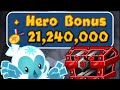 I got gifted 21,000,000 medallions... Epic Late Game in Dreadbloon Cave /w Spactory! (BTD Battles)