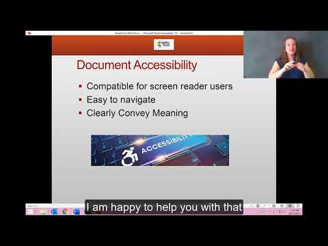 Microsoft Word Accessibility 101 Webinar Youtube