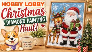Hobby Lobby Christmas Diamond Painting Haul All Christmas 50 Off Diamond Art