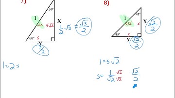 Unit 6 Day 1 Special Right Triangles and SOHCAHTOA