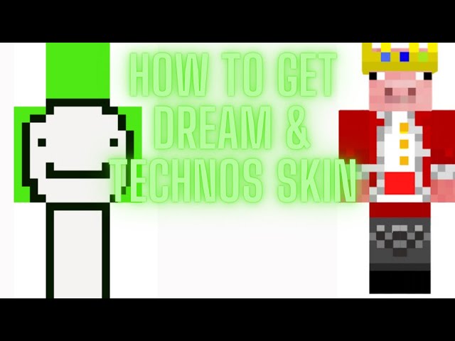 dream and techno blade skin on minecraft｜TikTok Search