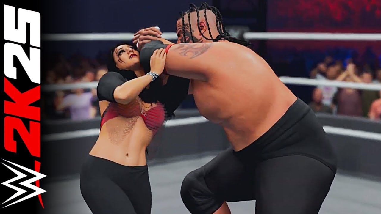 THE SAMOAN BULLDOZER vs THE CHILEAN QUEEN! Umaga vs Stephanie Vaquer | WWE 2K25