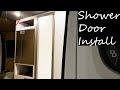 Retractable Shower Door | FOUR SEASON VAN LIFE BUILD | EP. 55