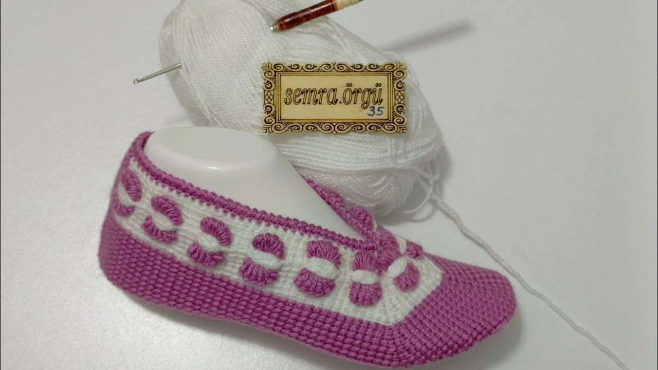 Fıstıklı kurdeleli tunus işi patik @Semraorgu35 @Semraorgu #örgü #patikmodelleri #tunusiancrochet 