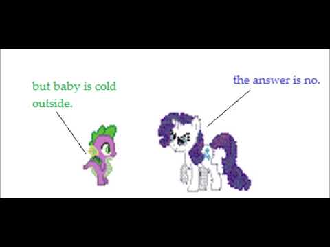 spike and rarity having a baby