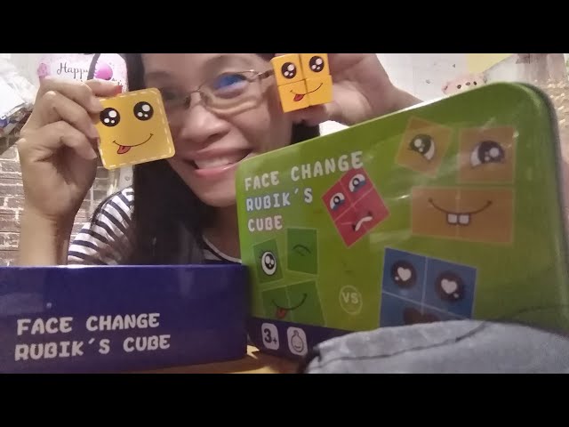 How to Play Face Change Rubik's Cube #tips #unboxing #rubikscube #emoji  #toys 