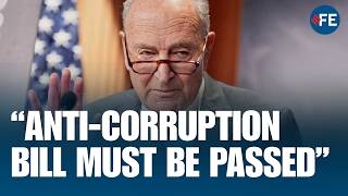 Chuck Schumer Unveils Anti-Corruption Bill, Pushes Iran War Powers Resolution
