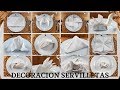 DECORACION DE SERVILLETAS DE PAPEL - Ideas para fiestas y celebraciones