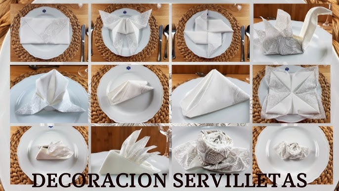 Cómo doblar llamativas servilletas para navidad - El Cómo de las