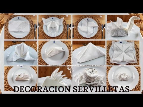 Video: Cómo Hacer Figuras Con Servilletas