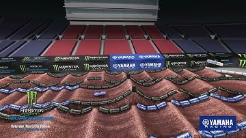 2021 Supercross Round 17 Yamaha Animated Track Map