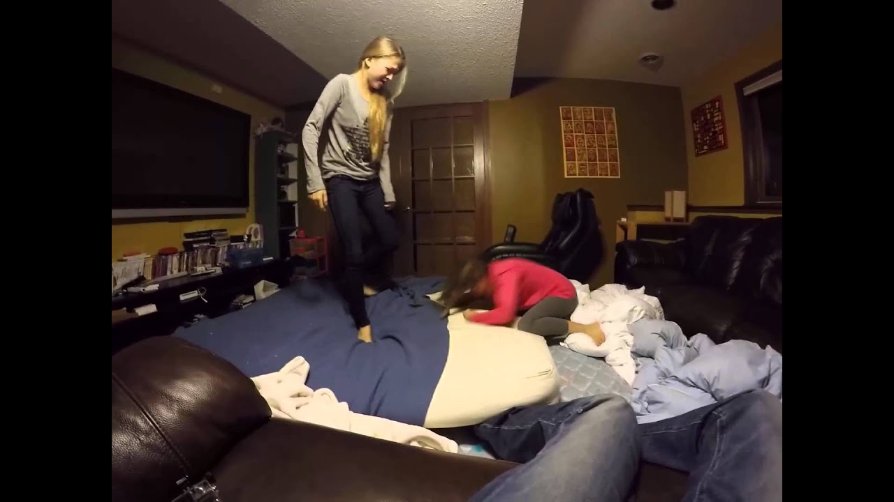 when your sisters record a wrestling match YouTube