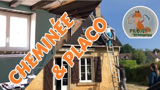 Projet Rénovation - Ep35 - On Gaine La Cheminée Placo Salon