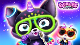 Fluvsies - Wheels on the Bus 🎤 💜 Kids Song with Lyrics! screenshot 4