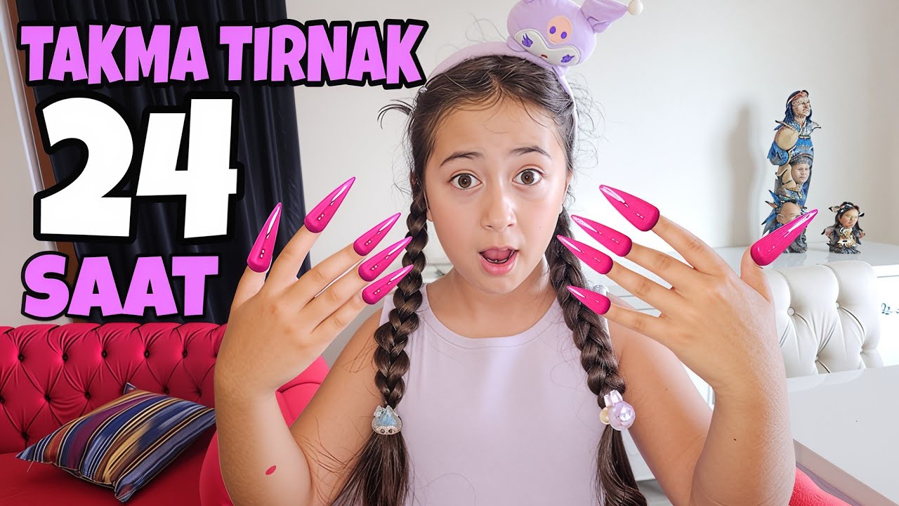 ESMA TAKMA TIRNAK TAKTI GÜN BOYU GÖREVLERİ YAPMAKTA ZORLANDI ماما جابت بيبي - جنى مقداد | طيور الجنة