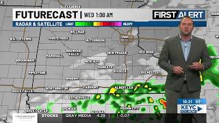 Meteorologist Daniel Sawicki's 10pm Tuesday Weathercast
