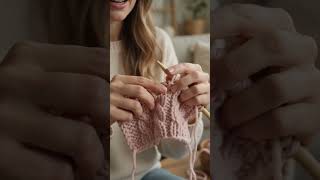 knitting hair accessories #shorts #diy #viral #trending #handmade #handcrafted #yarncrafting