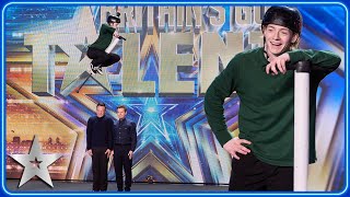 Duncan Murray BOUNCES over Ant & Dec in EXTREME pogo | Audition | BGT 2024