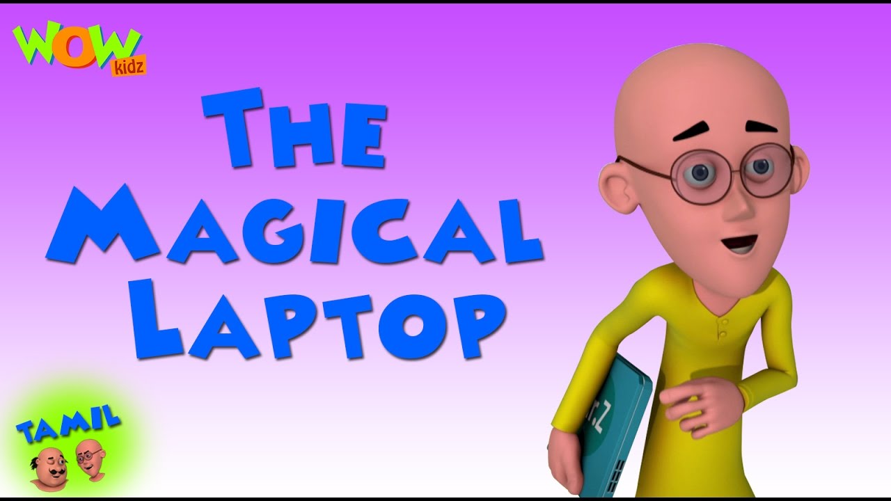 The Magical Laptop   Motu Patlu in Tamil   3D    As seen on Nickelodeon