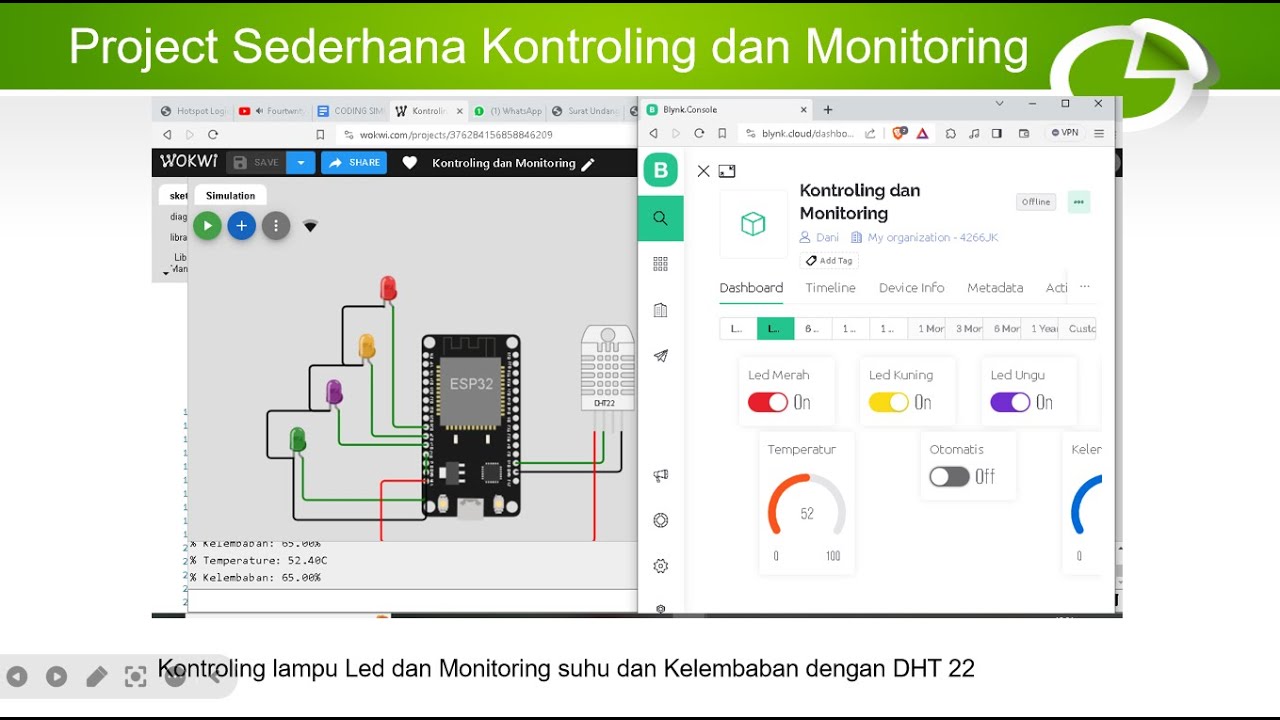 WokWi dan Blynk Contoh Project Sederhana - YouTube