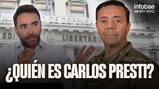 CARLOS PRESTI: El MILITAR nombrado por MILEI para GESTIONAR el MINISTERIO de DEFENSA