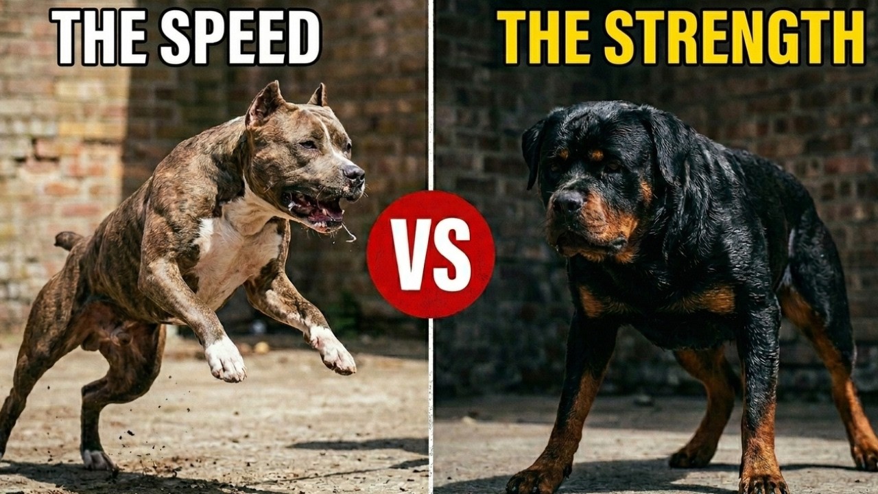 Pit Bull vs. Rottweiler: The Lethal Truth About Strength