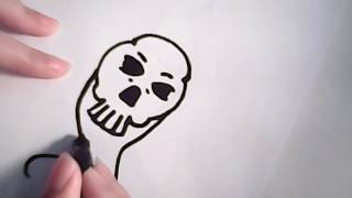 How To Draw The Dark Mark Harry Potter Youtube