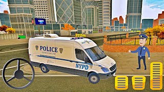 Police Van Car Driving - US 911 Police Vehicle - New Android Gameplay screenshot 1