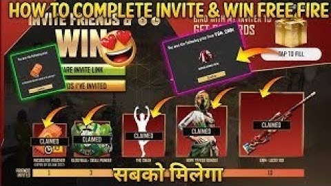 Invite And Win Event Freefire | Complete In 5 Minutes 🤯 Invite And Win Event Complete Kaise Kare ?
