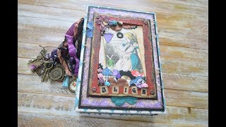 Junk Journals Flip Through \ Alice in Wonderland \ Music Only (sold)