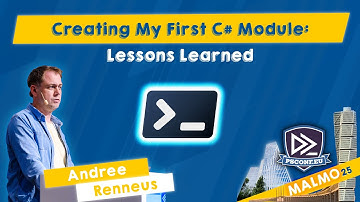 Creating My First C# Module: Lessons Learned - Andree Renneus - PSConfEU 2025