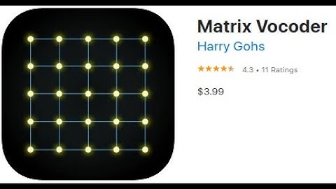 Matrix Vocoder by Virsyn - Be your own robot!