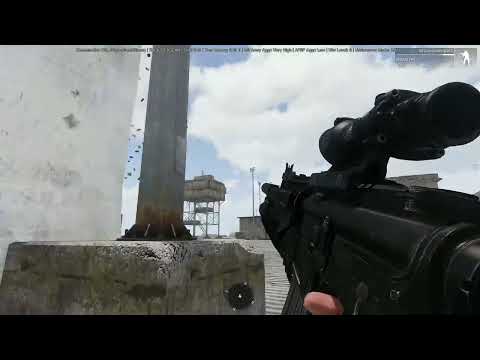.50 cal around the corner close call