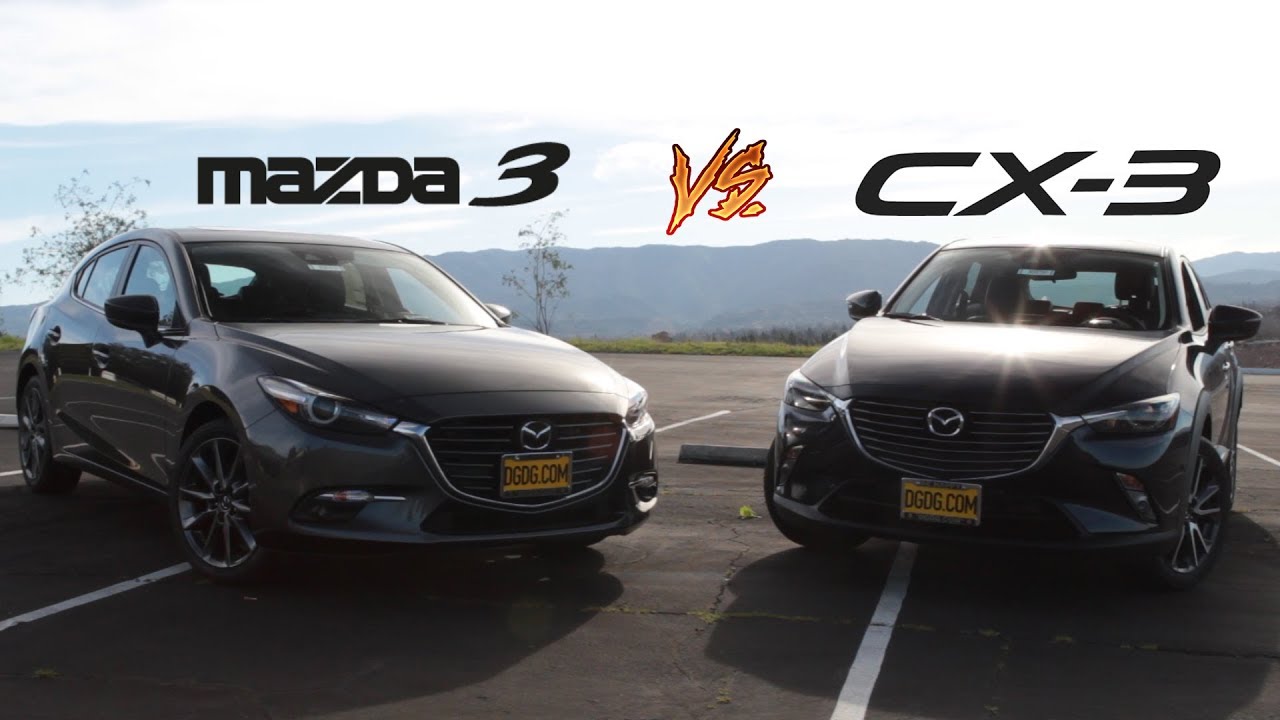 2018 Mazda3 Hatchback Vs 2018 Mazda Cx 3 Dgdg Com