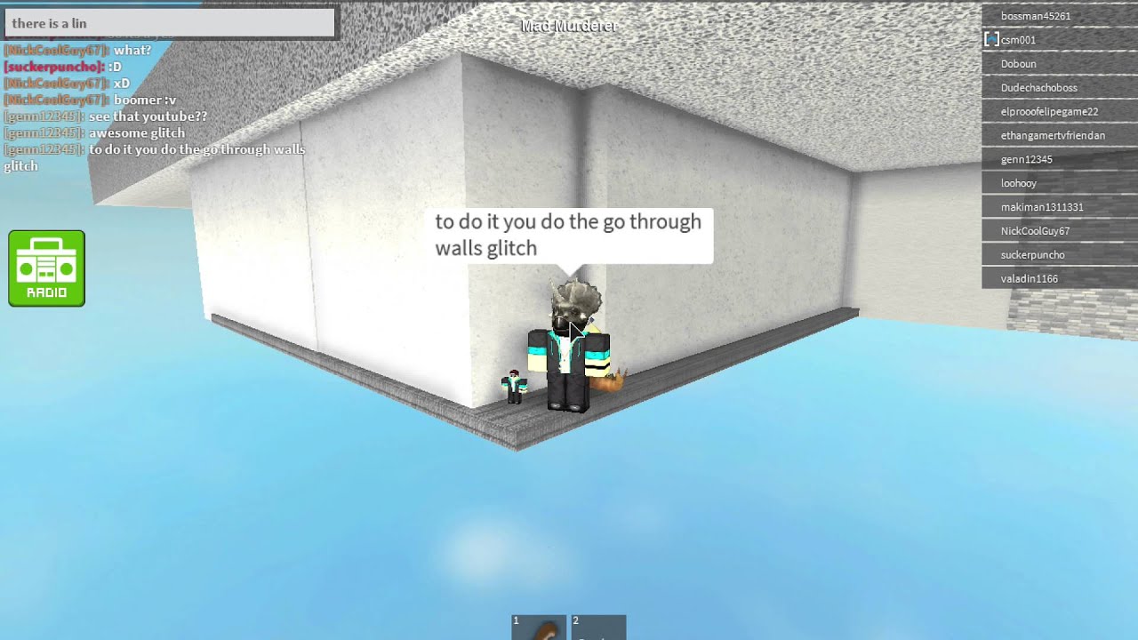 How To Glitch Through Walls In Roblox - crazy walk through walls glitch roblox bloxburg