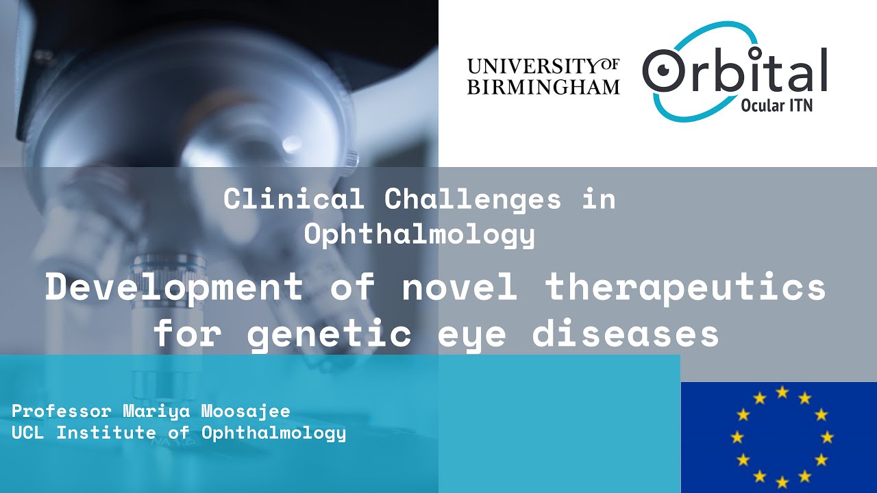 Clinical Challenges in Ophthalmology: Development of novel therapeutics ...