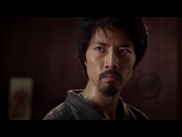 Scott Adkins vs Kane Kosugi in ninja shadow tear final fight class=