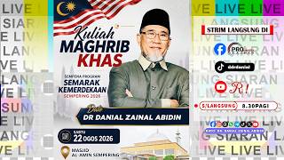 🔴 [SIARAN LANGSUNG]  Ceramah Perdana Khas Kemerdekaan | Dato' Dr. Danial Zainal Abidin