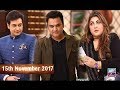 Watch Salam Zindagi With Faysal Qureshi - Yasir Akhtar & Nadeem Jaffery - 15th November 2017 Online In HD