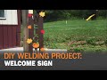 How to Make a Fall Welcome Sign